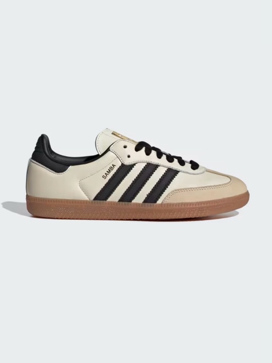 adidas Shoes - Adidas OG Samba 8 Sneakers in Cream White & Core Black Sand Strata Gum Sole